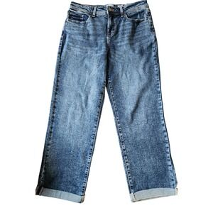 2 pair Size 4 Womens Dark Wash Boyfriend Jeans‎